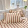 Cotton Pillowcase 48x74cm Soft Breathable Plain Solid Color Envelope Adult Single Pillow