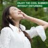 Portable Neck Fan  Rechargeable Turbofan USB Leafless Air Conditioner Bladeless Fans Hanging Neck Cooler For Summer