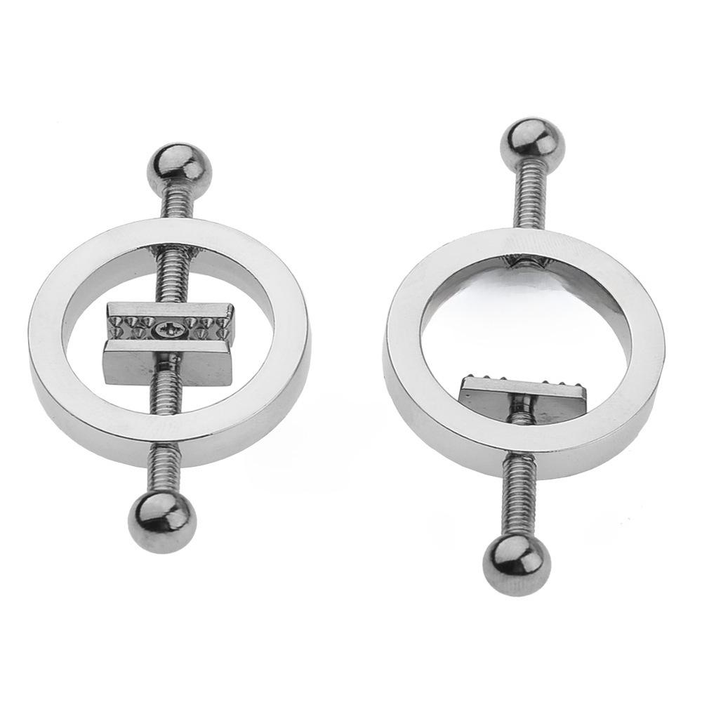 SM Metal Erotic Nipple Clamps - Adult Toys for Couples