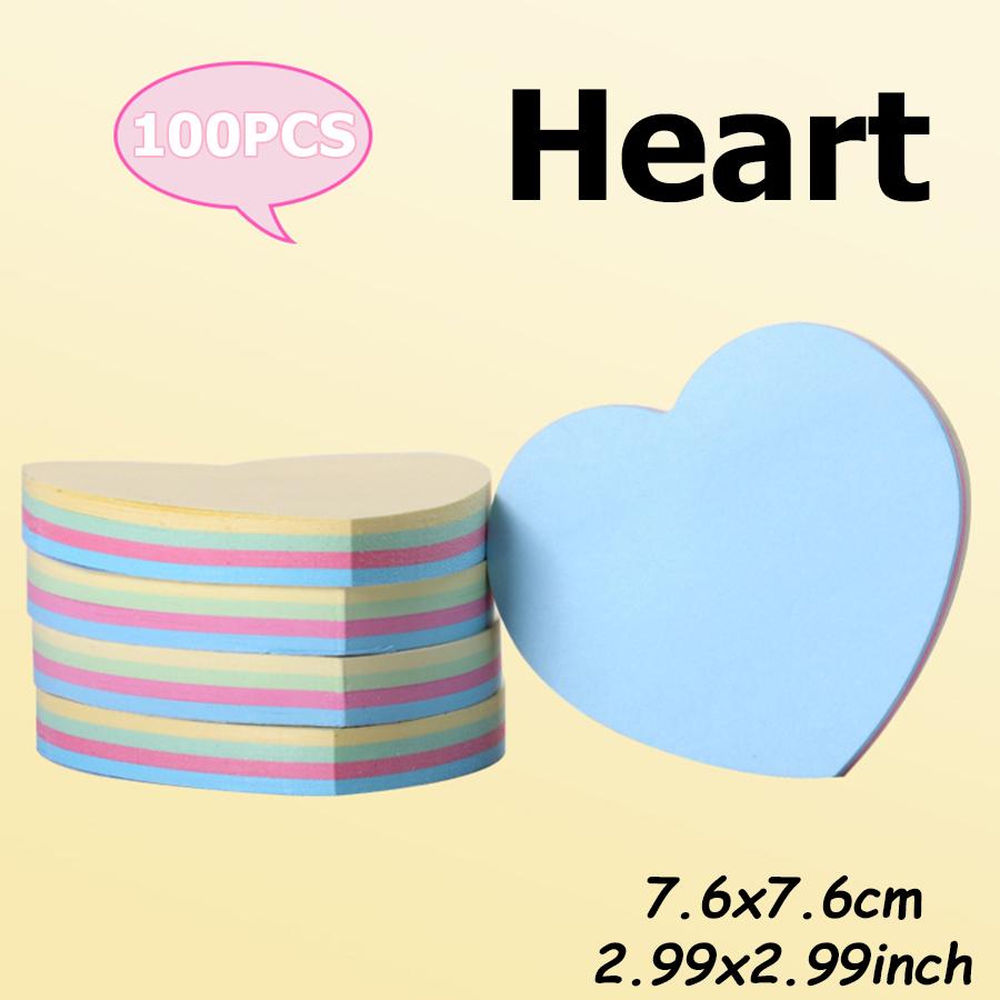 100pcs 7.6cm Sticky Notes Paper Daily To Do Memo Pad Check List Bookmark Marker Flags Planner Office Supplies School Stationery