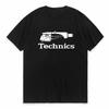 Technics Logo Dj 1200 Turntable Music Unisex Top Fashion Unisex Tshirts Cotton Tops T Shirt Fashionable Summer Short Sleeve Top Tee