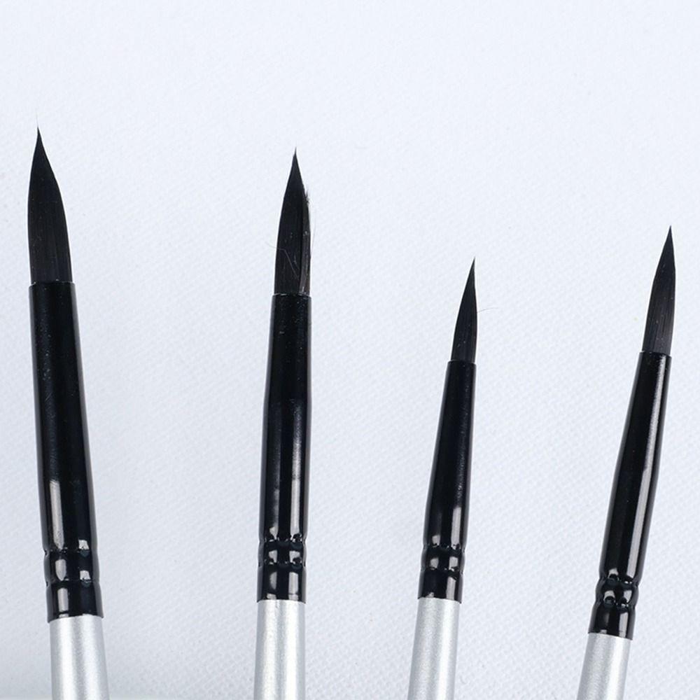 7Pcs/Set Beginner Artist Kit Watercolor Brush Squirrel Hair Bristles Paint Brushes Set  Studio