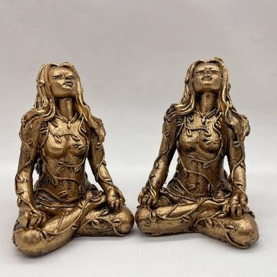 Mutter Erde Statue Mini Gaia Fee Dekorative Buddha Statue Dekorative Figuren Göttin Heilung Chakra Meditation Wohnkultur