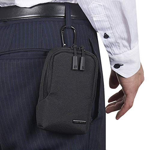 Hakuba HAKUBA Kameratasche Plus Shell City 04 Kamerabeutel M mit Reißverschluss Kann mit Klettverschluss befestigt werden Schwarz SP-CT04-CPMBK