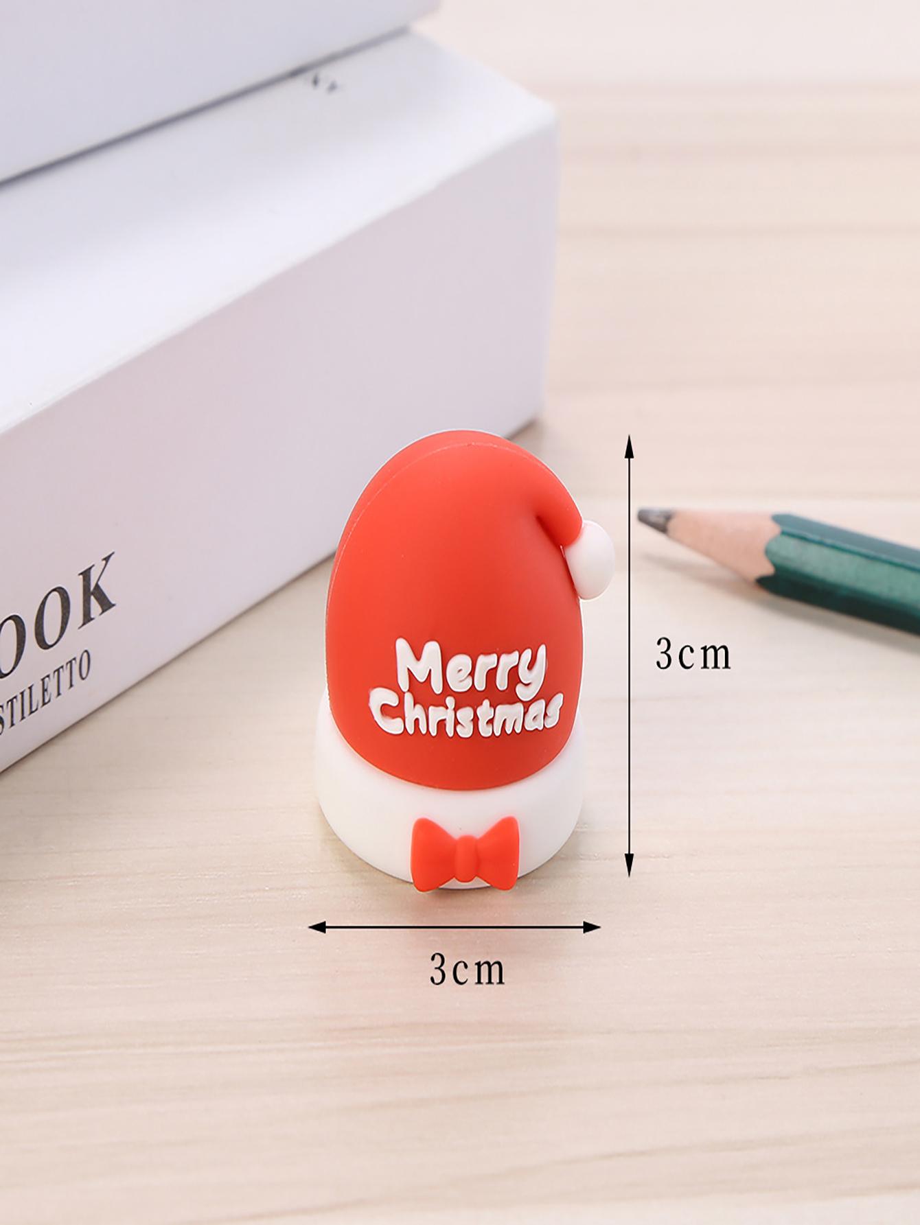 

1/4pcs Christmas Pencil Sharpener Cute Cartoon Cute Christmas Tree Elk Student Stationery Supplies 4 Styles