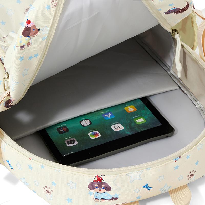 Printed Junior High School Student Backpack Waterproof Large Capacity Schoolbag Women's Backpack