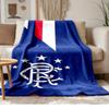 Rangers FC Weiches und bequemes Flanell Geeignet für Sofas, Wohnzimmer, Camping im Freien, Reisen und auch ein tolles Jubiläumsgeschenk