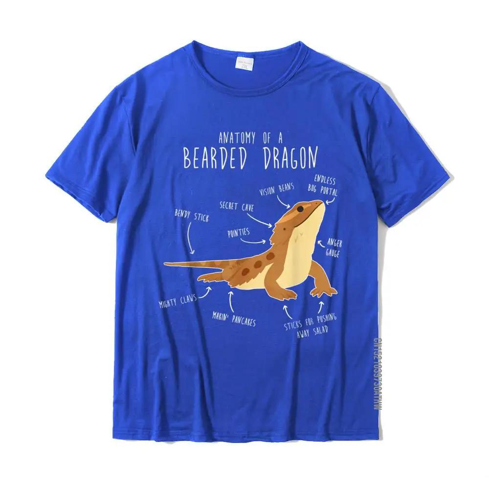 Anatomy Of A Bearded Dragon Funny Pet Reptile Lover T-Shirt Fashionable Young Tshirts Cotton Tops T Shirt Normal