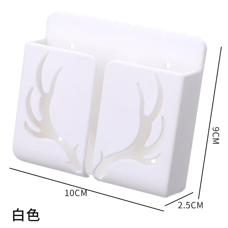 1PC Cutie de depozitare montată pe perete Cutie de depozitare cu telecomandă Aer condiționat cu telecomandă TV Cutie de depozitare Suport telefon Organizare