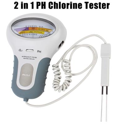 CL2 Measuring 2 In 1 Chlorine Tester For Swimming Pool SPA Water PC-102 PH Tester PH Chlorine Meter Water Quality Testing Device