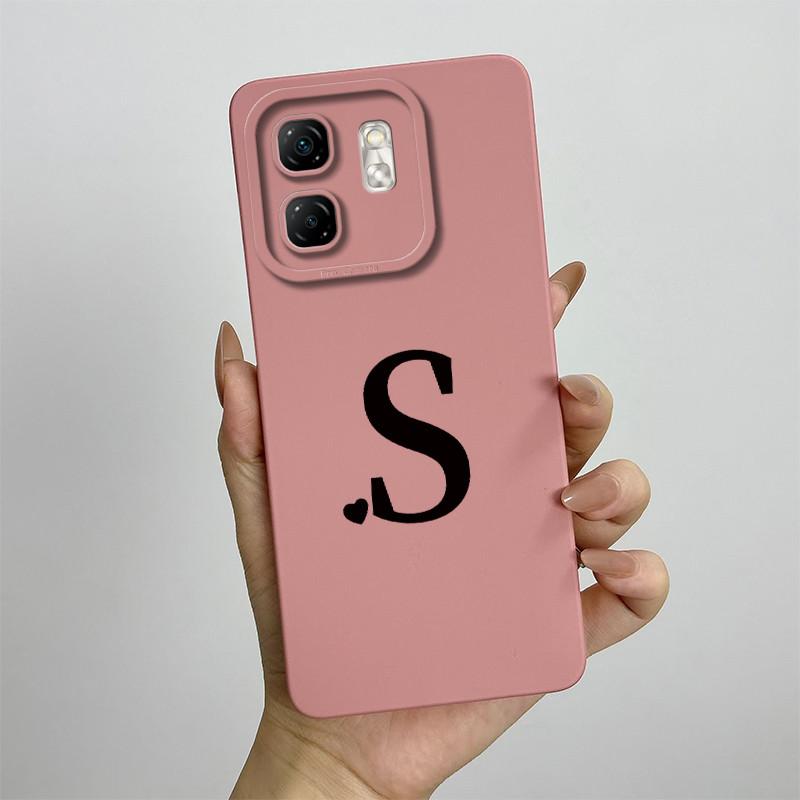 For Infinix Smart 9 Case Infinix Hot 50i Phone Cases X6532 X6531 X6531B Cute Letters Soft Silicone Back Cover Fundas Coque Shell