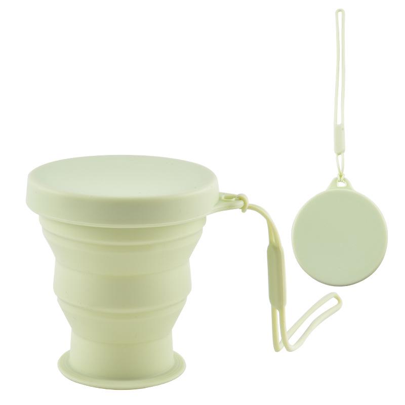 

Collapsible Silicone Travel Cup - Portable Outdoor, Camping, Mouthwash, Solid Color