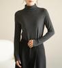 Women's Warm Long Sleeve Semi-High Collar Shirt - Autumn/Winter Style, Class A, 300g