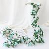 2 Pcs Rose Garlands Artificial Rose Vines Faux Flower Garlands