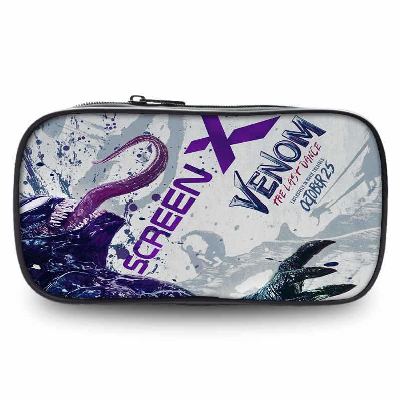 Venom The Last Dance Large Capacity Oxford Material Pencil Pouch Perfect For School And Everyday Use