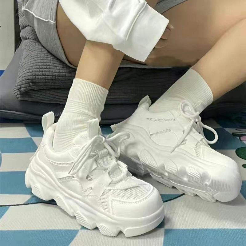 Trendy Spring and Autumn New All-Match Thick Bottom Increased Leisure Sneaker Children