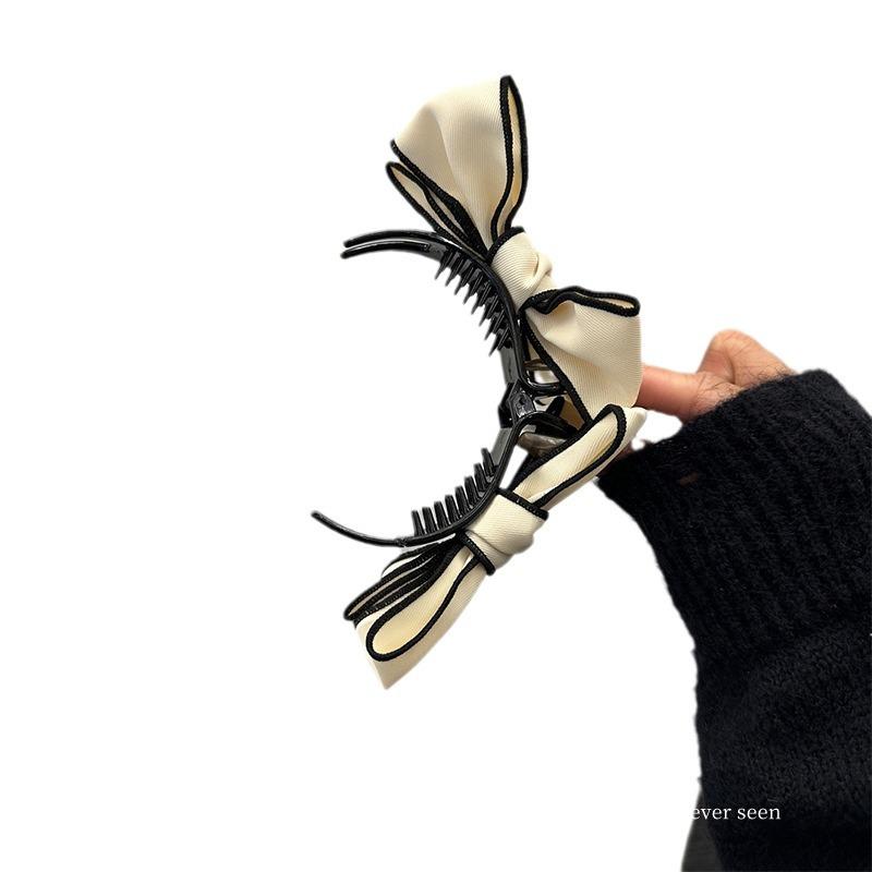 Koreanische Doppelschleife High-End Duttkralle Haarspange