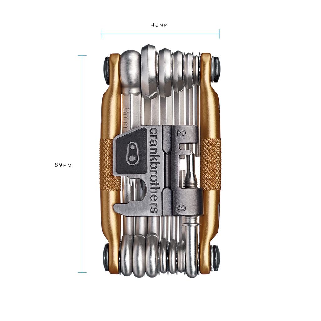 CRANK BROTHERS Bicycle Portable Tool Gold MULTI-19 (19 Functions)