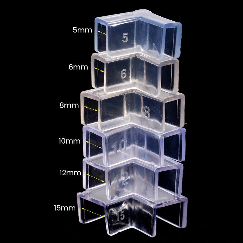 4pcs Silicone Fish Tank Corner Protector Glass Acrylic Fish Tank Corner Protector Anti Collision Crack Prevention Aquarium Tool