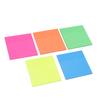 Adhesive Memo Notes 5 Colors DIY Use PET Material Cute Lightweight 75mm Long 75mm Wide Office Supplies for Index