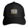 Never Mess With An English Teacher Cap Fashion Casual Baseball Caps Adjustable Hat Summer Unisex Baseball Hats Polychromatic