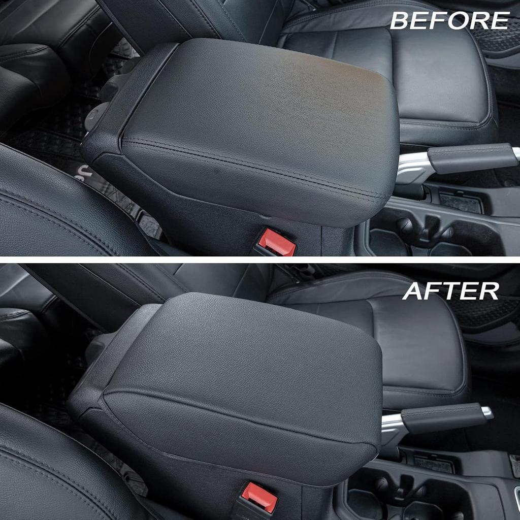 Center Console Armrest Cover Compatible With Jeep Wrangler JL/JLU 2018-2024 2025 And Jeep Gladiator JT Truck 2024 2025, Accessories PU Leather