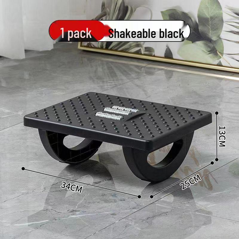 Under-Desk Footrest Stool: Anti Cross-Leg Design