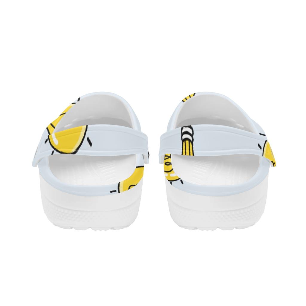 Summer Printed EVA Clogs for Women Men Flexible Lightweight Slip On Casual Shoes Soft Sole Summer Sandals Indoor Outdoor Wear