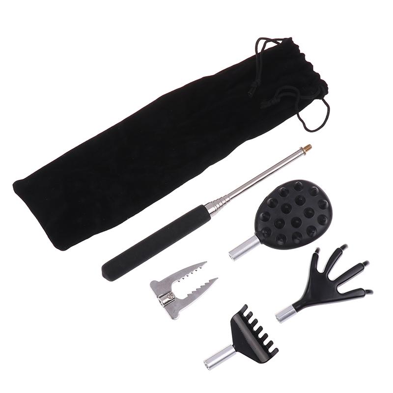 4PCS/SET Different Back Scratcher Portable Telescoping Extendable Back Massager Tool For Thanksgiving Birthday Christmas Gifts