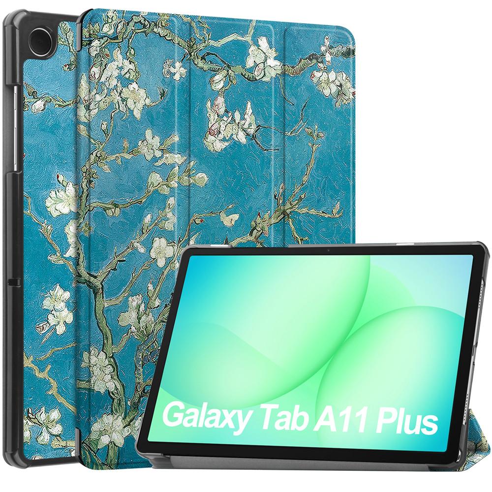 Pour Samsung Galaxy Tab A11 Plus 11 pouces Étui Pliage Magnétique Cuir PU Support Housse A11+ SM-X230/SM-X233 Housse Tablette 11 Tab A11 Plus 2025