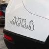24,5x7,5cm Štyri roztomilé mačiatka Nálepka na auto Karoséria Nárazník Okenné Motocykel Notebook Steny Vinylová fólia Nálepka Autopríslušenstvo