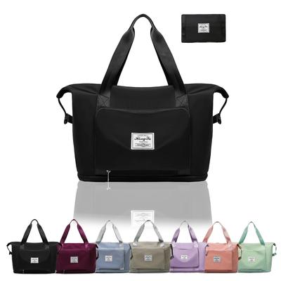 ALLMIRA Foldable Carry-On Bag, Boston Bag, Foldable, Large Capacity Travel Bag, Sports Bag, Duffel Bag, Travel Bag, Waterproof, Lightweight, Foldable