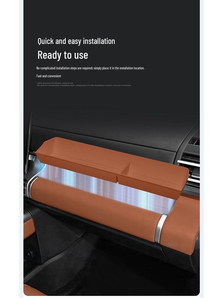 Silicone Protective Pad for Passenger Side Storage in Equation Leopard Titanium 7 Decor