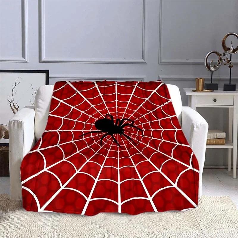 Marvel SpiderMan Printed Throw Blanket Soft Warm Bedding in Sizes for Kids Adults Ideal for Bed Sofa Outdoor Travel