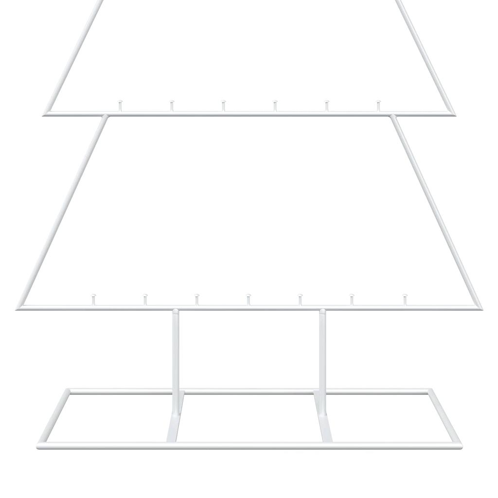 Metal Christmas Tree with Stand KUOPIO 150 cm Steel White