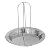Vertical Stainless Steel Chicken Roaster Rack Thickening Prevent Stick Chicken Roasting Pan with Rack for Camping
