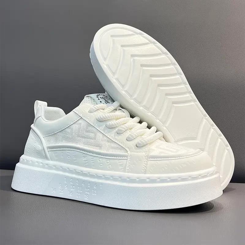 Summer breathable casual board shoes raw new niche mesh flat shoes