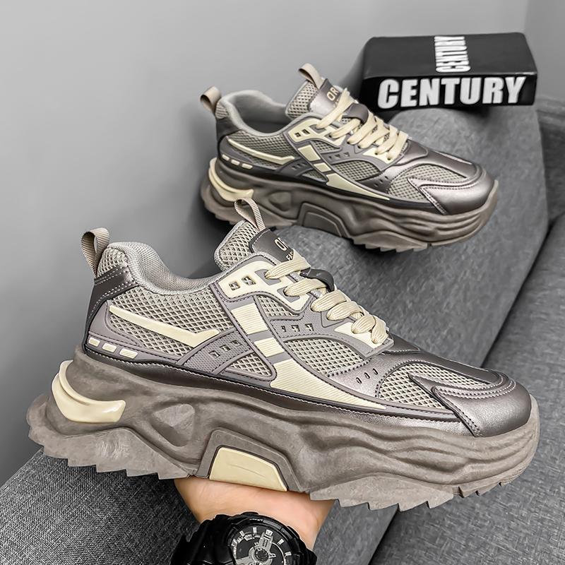 Ins Dad Shoes Large Size Mesh Breathable Sneakers Platform Running Shoes