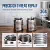 2pcs Sturdy Thread Adapters Sleeve Practical Repair Insert Nut Conversion Sleeve Nut  For Composite