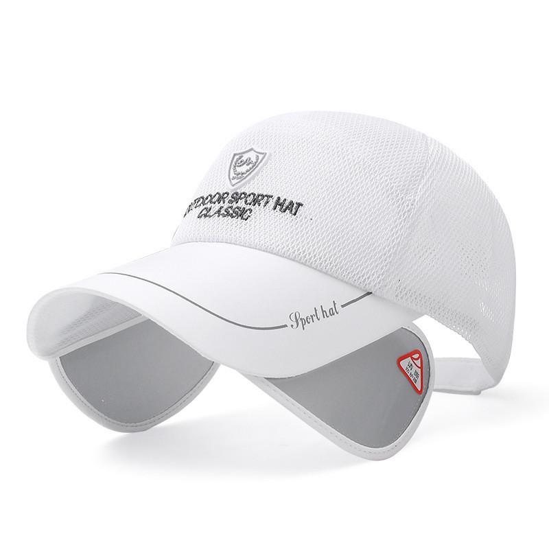 Duck Cap Letters Outdoor Visor Breathable Fishing For Men Summer Protection Sun