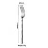 Abay 316 Stainless Steel Rhombus Handle Dining Forks