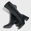 Spring Autumn Punk Style Square Toe Women Knee-High Boots Chunky Low Heels Long Booties Shoes  De Mujer
