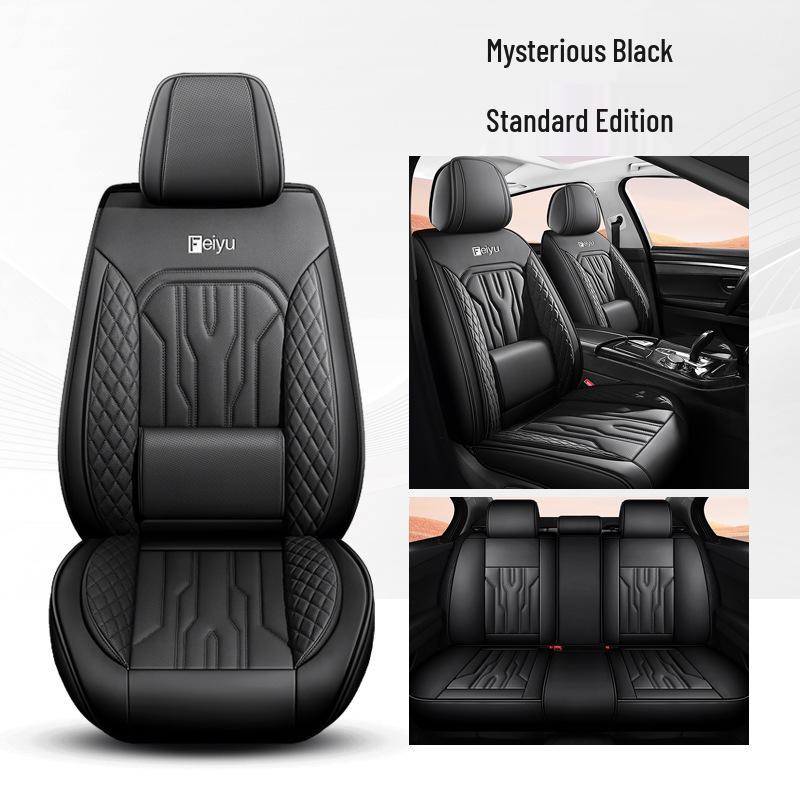 All-Season Leather Car Seat Cushions for Small Cars & SUVs