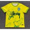 Maglia da Calcio Signature Stussy Retro Brasile Argentina Portogallo Maglia da Allenamento Calcio Uomo Donna Manica Corta