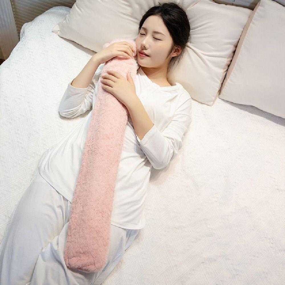 Stomach Protector Extra Long Hot Water Bottle Leak-proof Anti-scalding Water-filled Waist Warmer 2.3L 78cm Warm Water Bag Hand