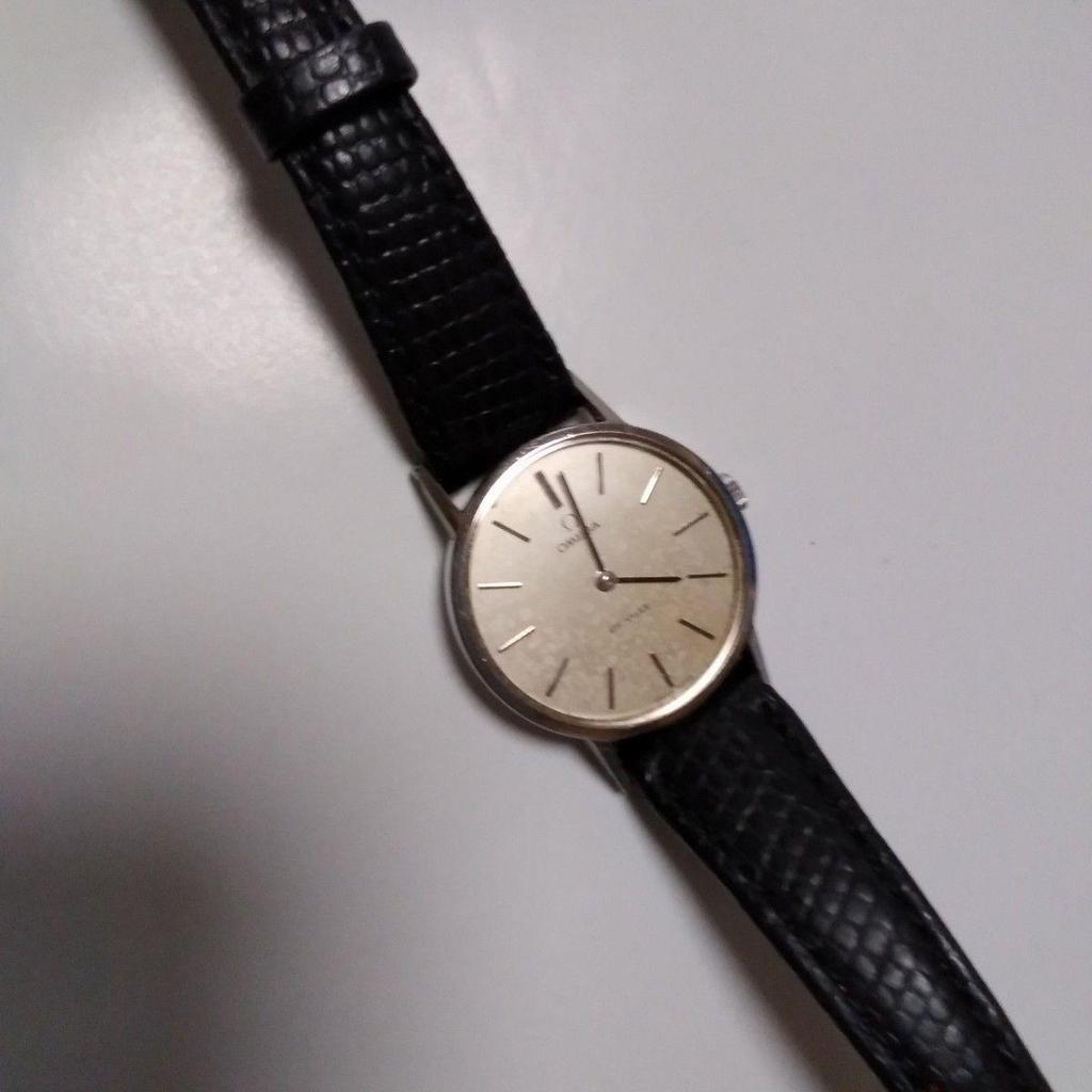 Used OMEGA watch antique manual winding type