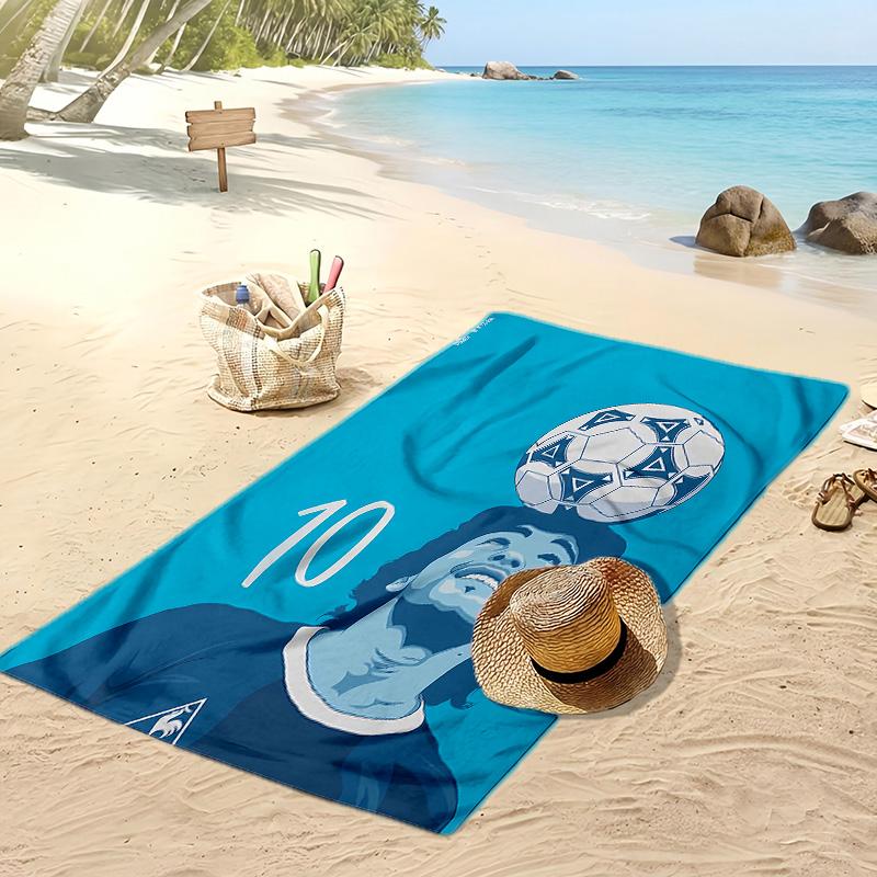 Manchester Printed Beach Towel Quick Dry Soft TowelPortable Large Rectangular Beach Blanket for Travel Swimming Pool