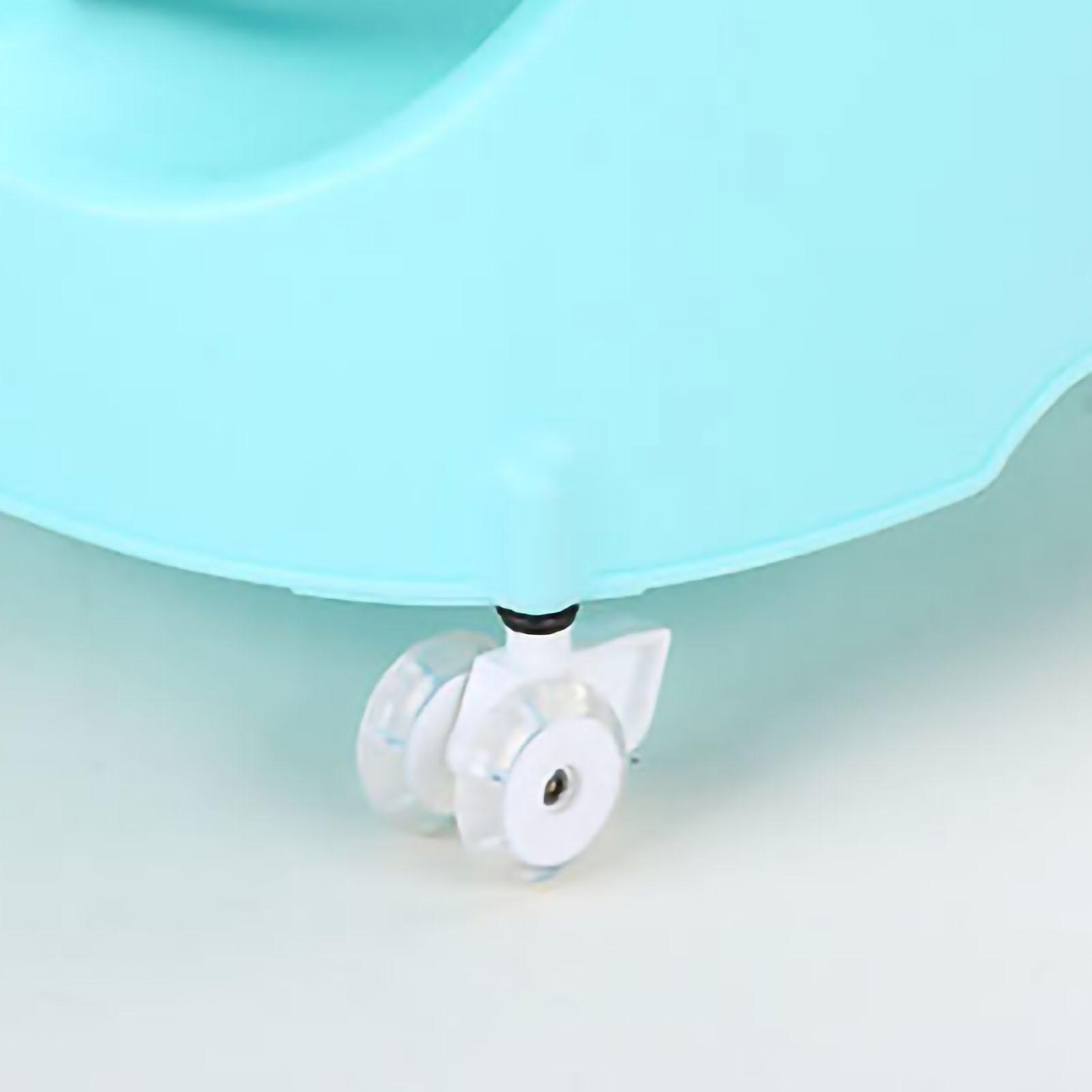 

Детский стул Портативный Многофункциональный Регулируемый Детское Сиденье для Активности с Ремнями Безопасности и Колесами для Игр и Приема Пищи Зеленый