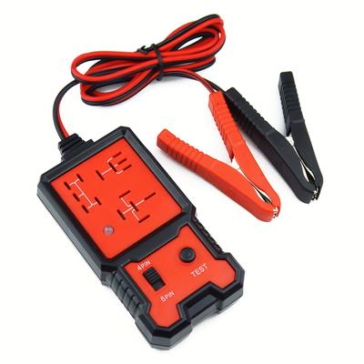 Auto Auto Automotive Relay Tester pro 12V 4pin a 5pin s bateriovými svorkami
