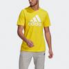 adidas Sports Training Casual Round Neck Short Sleeve Yellow Men's GM3248